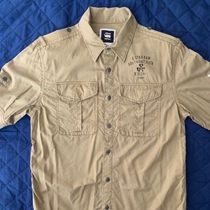 G-star button down shirt.